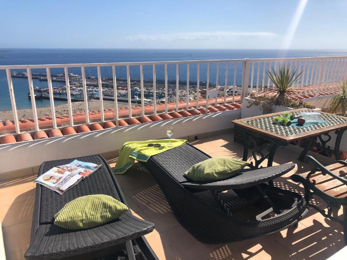 Amazing Sea Views In Cactus Blanco Apartment Los Cristianos  Bagian luar foto