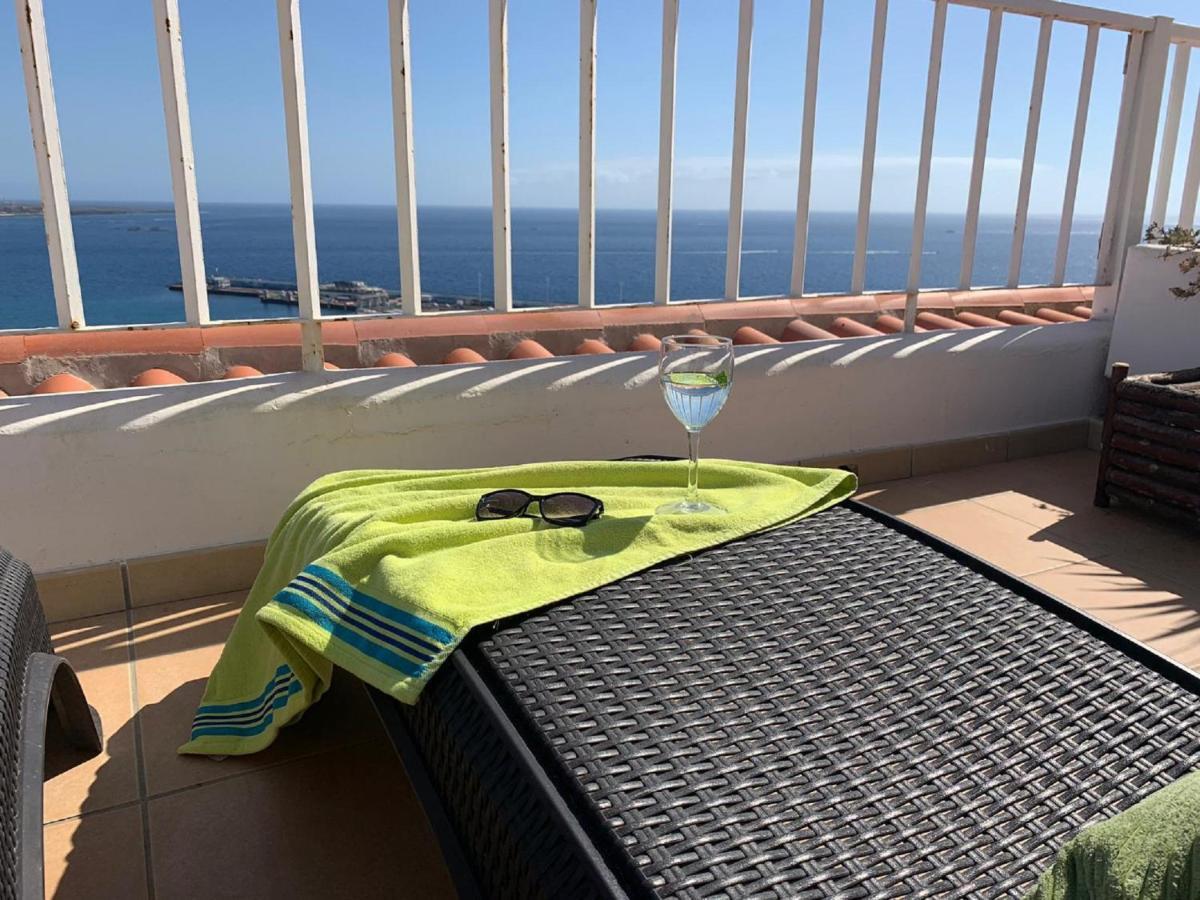 Amazing Sea Views In Cactus Blanco Apartment Los Cristianos  Bagian luar foto